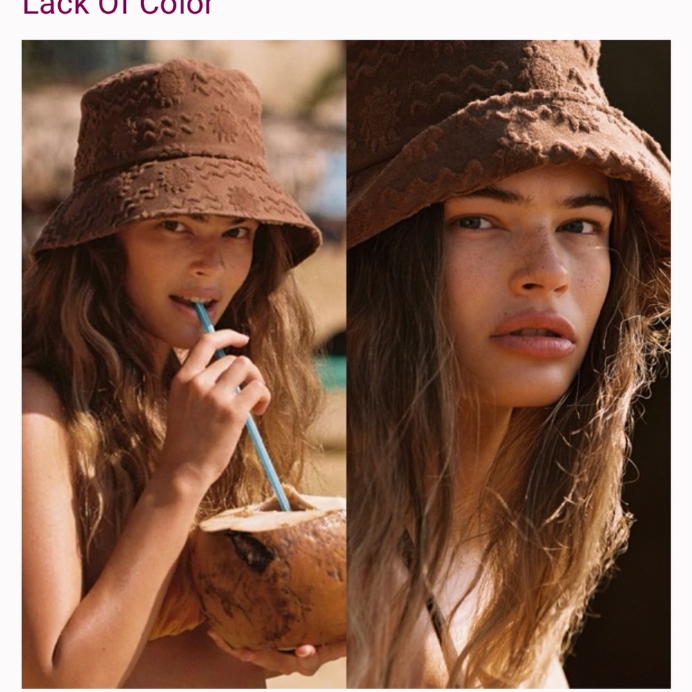 Lack Of Color Brown Bucket Hat